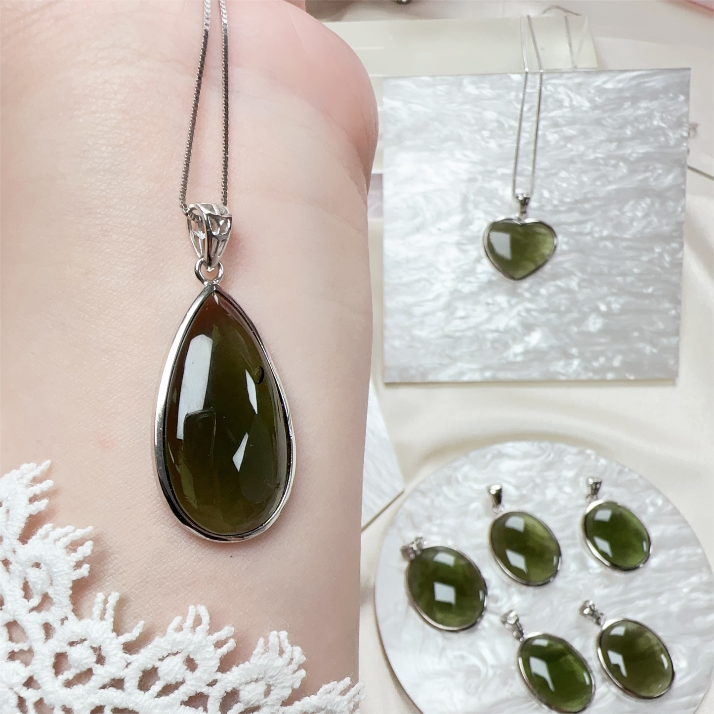 綠隕石水晶