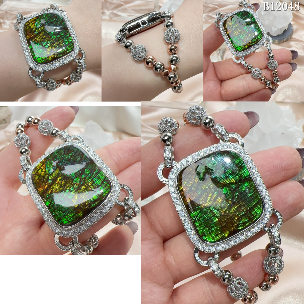 斑彩石設計手串B12048