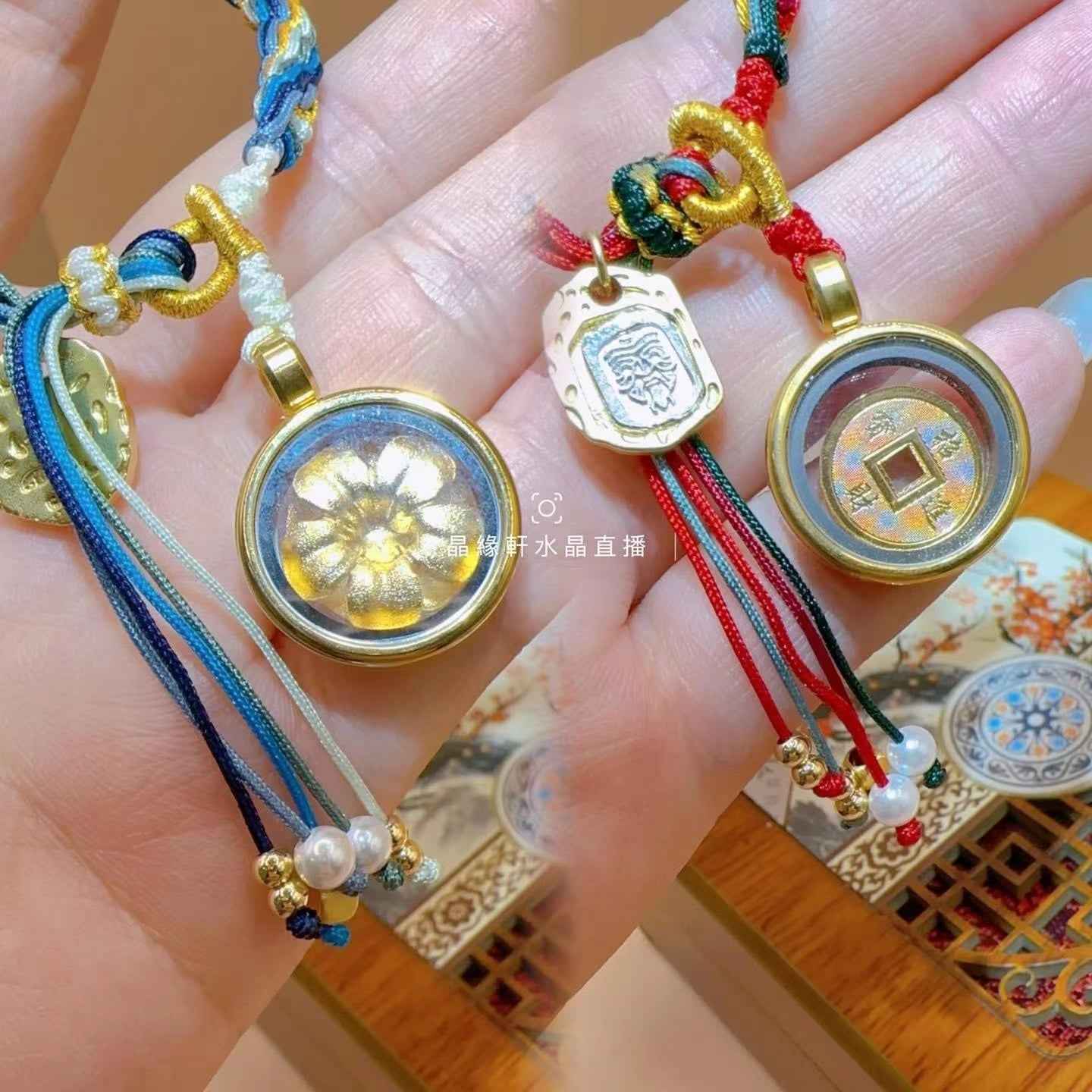 開運金桃花&招財進寶手繩 C30169