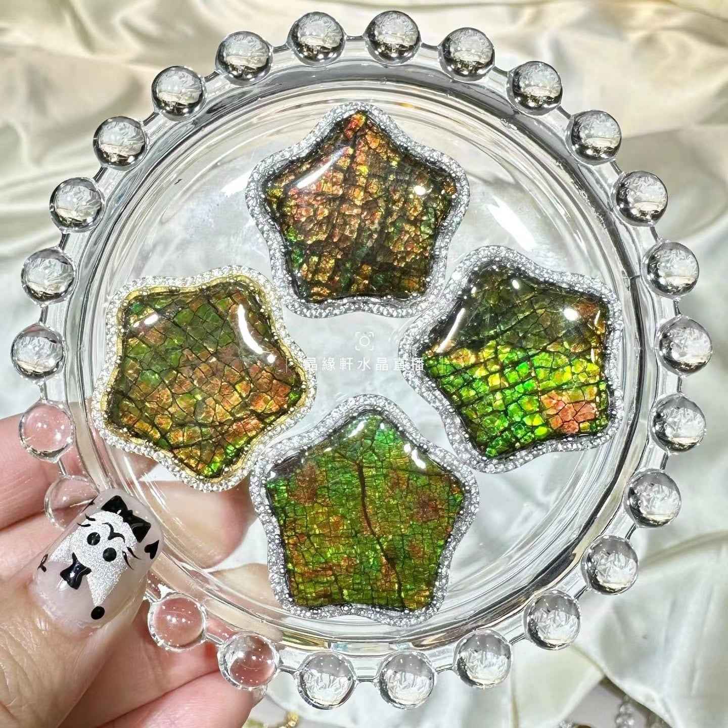 🌟吸財必備🥳斑彩星星(購買仲送妳直串手串)☺️😻 C50149