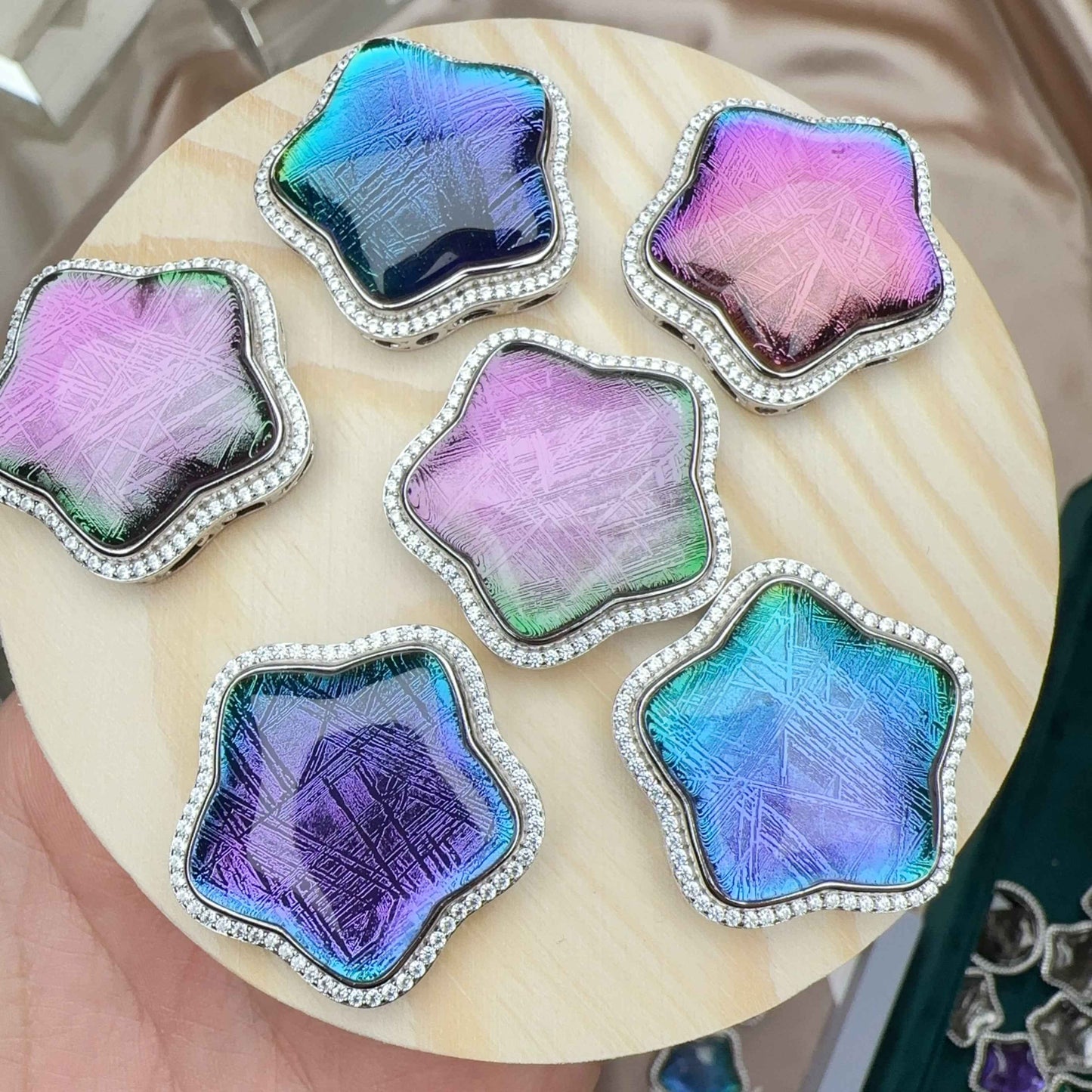 天鐵閃石星星盒子C11143