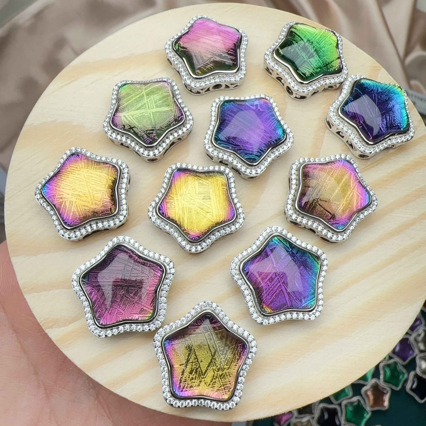天鐵閃石星星盒子C11143