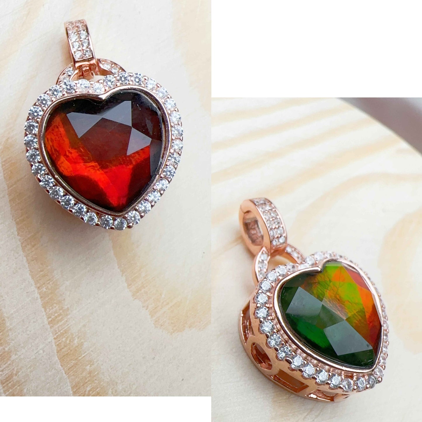 斑彩心形盒子12mm C12115