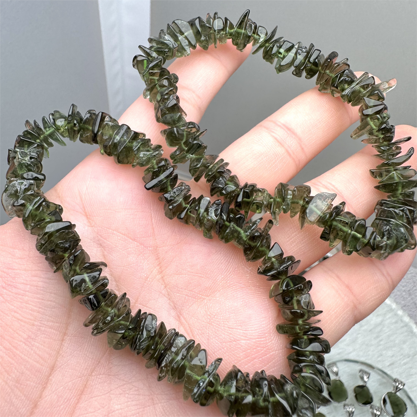 捷克綠隕手串
