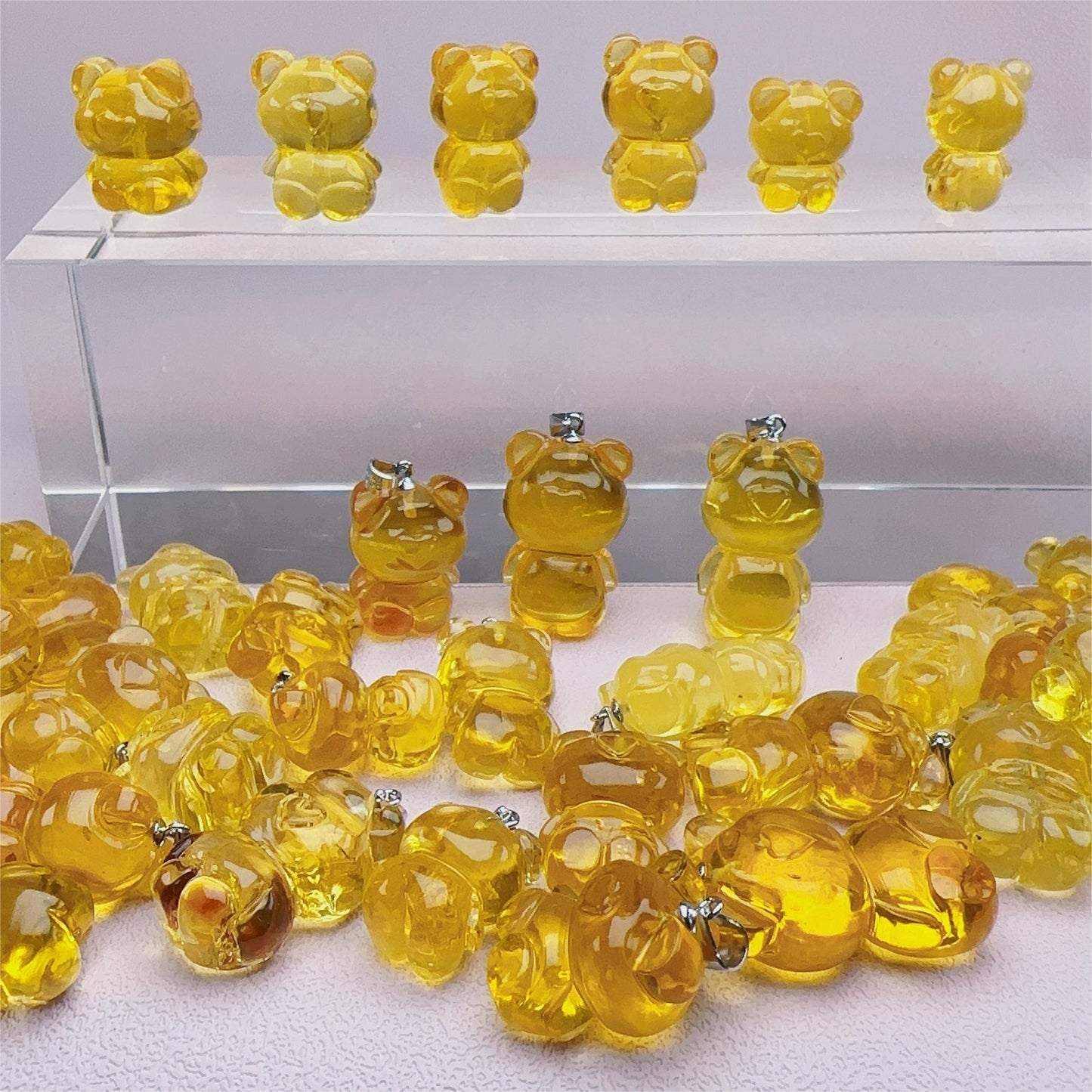 直播熱賣產品 蜜蠟啤啤熊仔吊墜