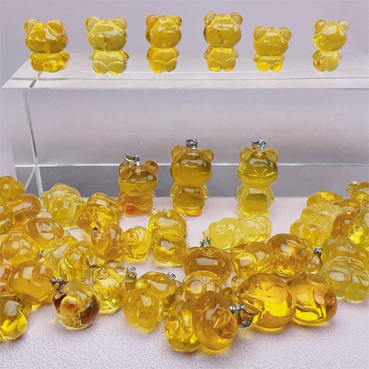 直播熱賣產品 蜜蠟啤啤熊仔吊墜