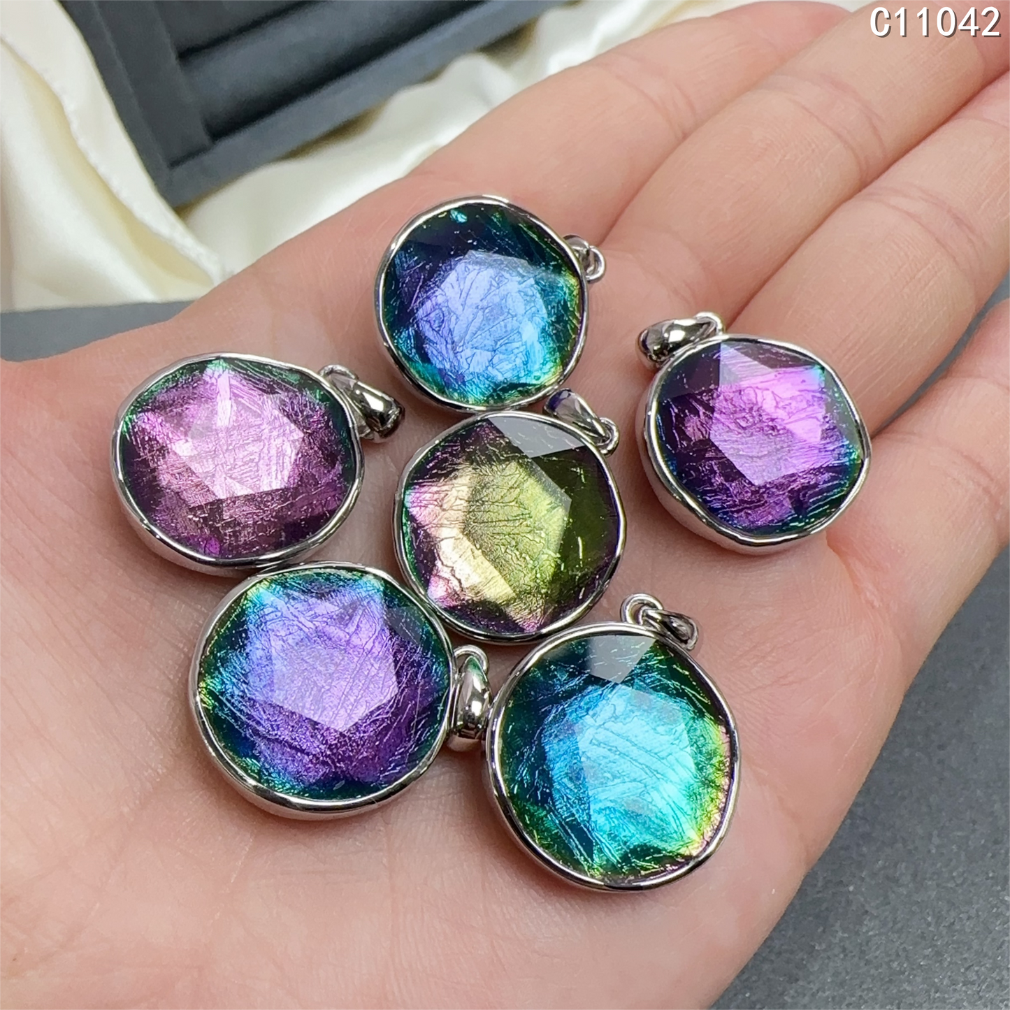 幻彩天鐵大衛星吊墜C11042