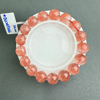 極高品質 俄羅斯士多啤梨晶手串 C30157