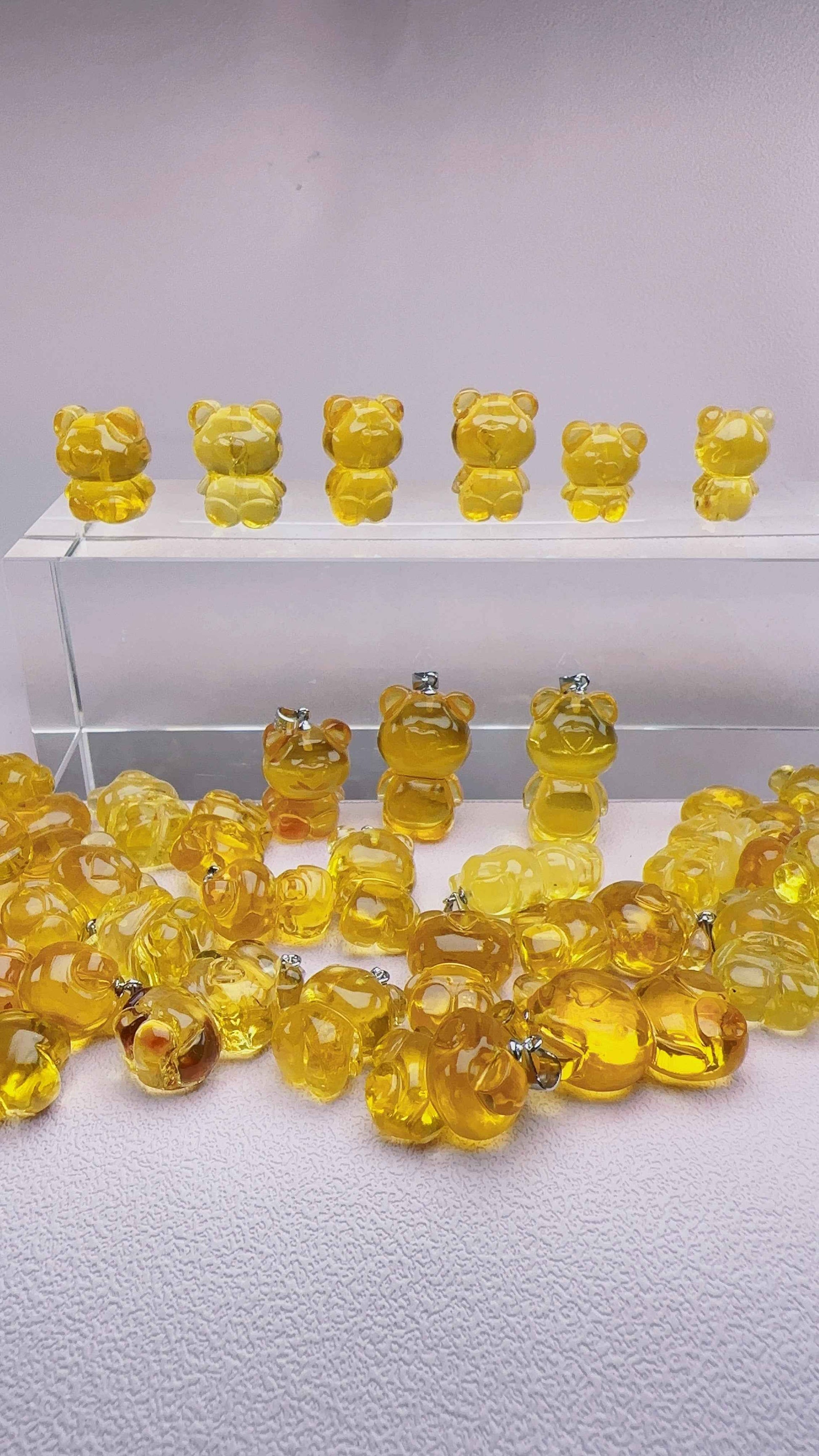 頂級全淨水墨西哥藍珀手串C11100