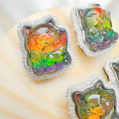 紅天鐵招財貓盒子