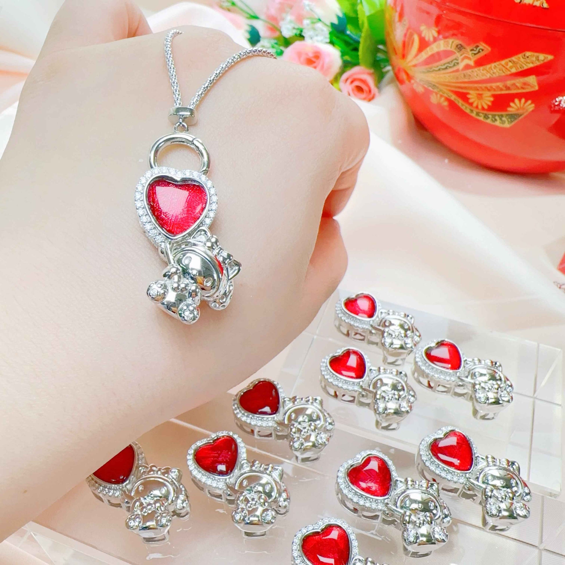 紅天鐵心心盒子