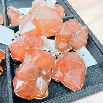 俄羅斯士多啤梨晶 原石吊咀 C20001, C20002