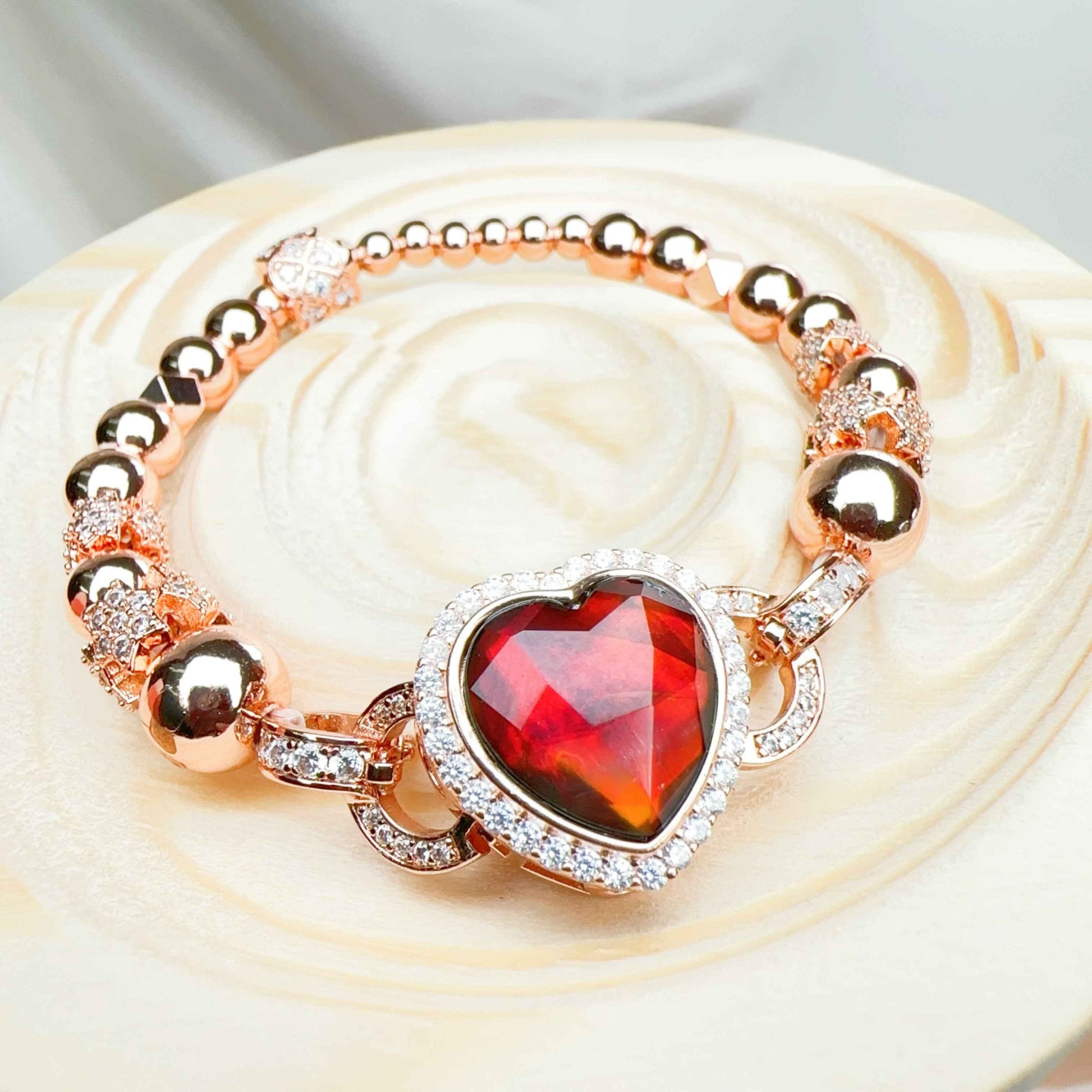 斑彩心形盒子12mm C12115